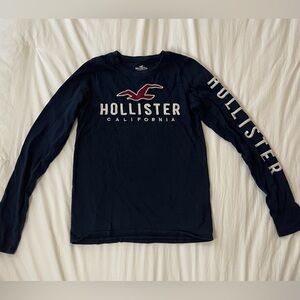 Navy Blue Hollister Slim Tee